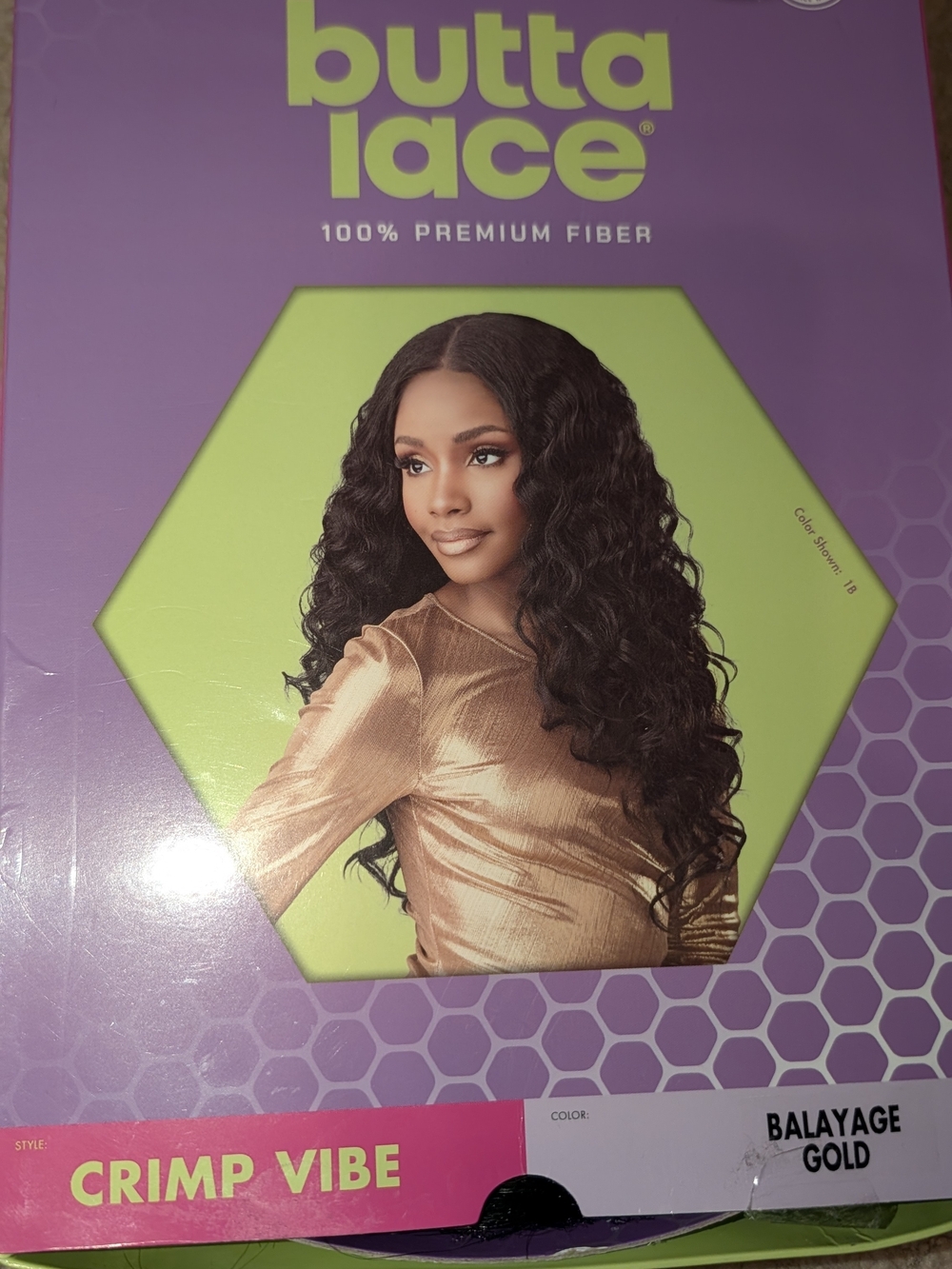 Crimp Vibe Women’s Wig - Balayage Gold